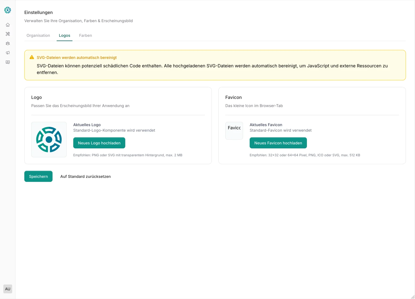 CommuCore Einstellungen Logo
